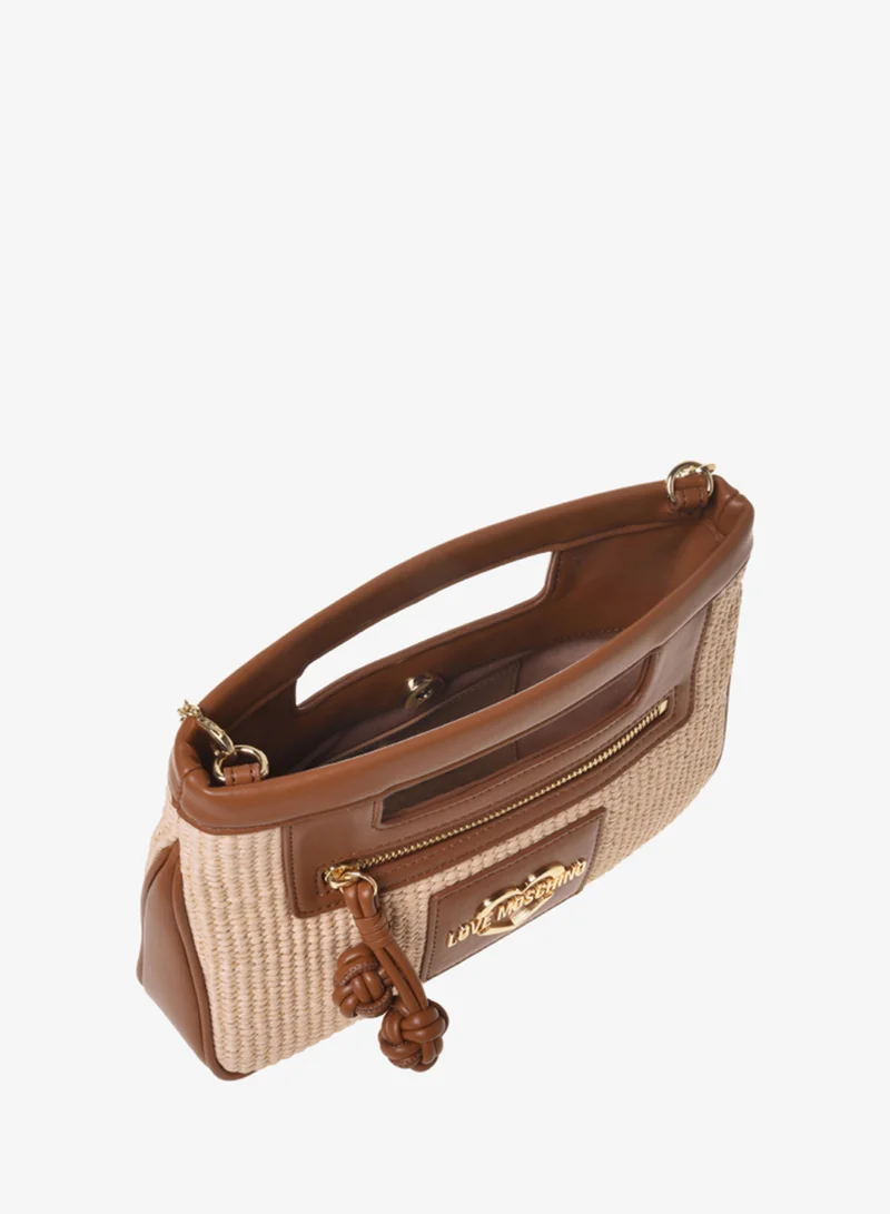 Love Moschino  Straw Chic Tote Bag for Women | Best Price UAE